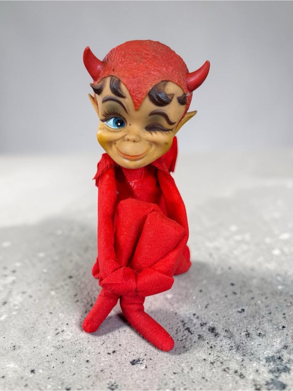 Vintage KAMAR 1969 Red Devil Knee Hugger Elf Original Tag Japan